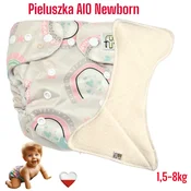shumee AIO NEWBORN plenice za večkratno uporabo iz mikrovlaken, žep, mavrica