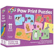 GALT Baby puzzle Živali in njihove sledi 22x2 kosov