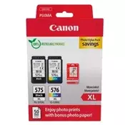 Canon PG-575XL + CL-576XL multipak patrona + GP501 foto papir (5437C006)