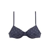 LASCANA Bikini zgornji del Sparkel, modra