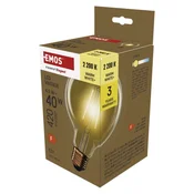 LED žarnica Vintage G95/E27/4,5 W (40 W)/420 lm/Toplo bel