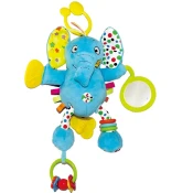 BIBA TOYS Plišana igracka sa ogledalom, Žuta