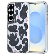Infostyle Ovitek MOSNOVO za Samsung Galaxy S25 Plus - Black Furry Cat