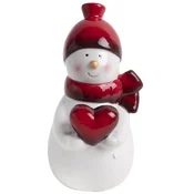 Viter novogodišnja figura sneško i pingvin sa srcem h13cm ( 181184_2 )