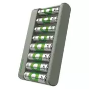 GP polnilec baterij Eco E821 + 4x AA 2100 + 4x AAA 850