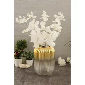 Aberto Design Vaza Line D20G, 10x20x10 cm, Zlatne boje