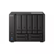 QNAP sustavi TS-h973AX-32G NAS 9-ležišni [0/5 3 5 &quot + 0/4 2 5&quot HDD/SSD 2x 2 5 GbE 1x 10 GbE 4x USB 8 GB RAM-a]