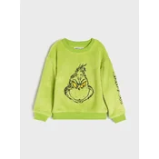 Sinsay - Dukserica crewneck Grinch - zelena