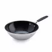 WOK ponev z neprijemljivo površino SMART 28 cm srebrna BGEU-3770