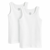 Cool Club spodnja majica 2 kosa BR CUB3011909-00-P F bela 110/116