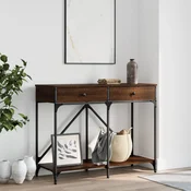 Konzolni stol boja smedeg hrasta 100x39x78,5 cm