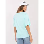 Oversized majica v barvi mete