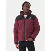 Nautica Zimska jakna Pocatello FZ Coat N1T04061 Bordo rdeča Regular Fit
