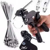 OEM Set Klešče za Stiskanje 12 – Klešče z Ucinarko + 100 Nerjavečih Objemkov | do 12 Mm