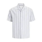 Jack & Jones Premium Srajca JPRCCMONTANA DOBBY nočno modra/kraljevo modra/bela