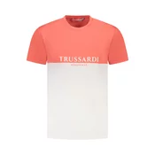 TRUSSARDI MEN'S SHORT SLEEVE T-SHIRT PINK