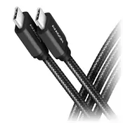 AXAGON BUCM3-CM30AB, SPEED kabel USB-C USB-C, 3 m, USB 3.2 Gen 1, PD 60W 3A, ALU, oplet, črn