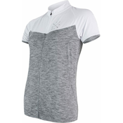 Womens cycling jersey Sensor Cyklo Motion Grey/White