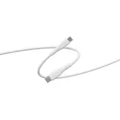 shumee ISY IUC-1110 USB-C kabel do 15 cm bele barve