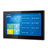 PLANET 7-inch SIP Indoor Touch video interfonski sistem 17,8 cm (7) Črna