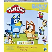 slomart komplet plastelina hasbro bluey 11 barv pisana