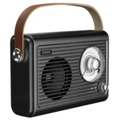 Savio RS-01 prijenosni radio, crna