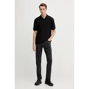 Armani Exchange za moške. XM001882AF10337FC022 Polo majica Silhouette črna (M), Črna, Priložnostno, Bombaž, Kratek rokav