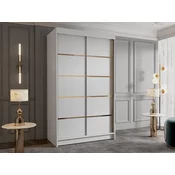 Ormar Atlanta 196 (Bijela) Bijela, 200x100x58cm, Porte guardarobaVrata ormari: Klizna vrata
