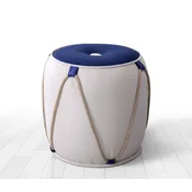 Lessentiel Maison Tabure 44x42cm, Plavo-Belo