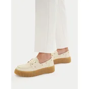Clarks Nizki čevlji Torhill Boat 26186302 Écru