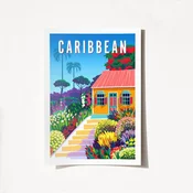 Wallity Poster Caribbean-1998, 42x59,4 cm