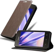 Cadorabo CADORABO Huawei Y3/Y3C/Y330/Y331/Y360 v kavovinsko rdeča - Zaščitni ovitek z magnetnim zapiranjem, stoječo funkcijo in režo za kartice, (20549016)
