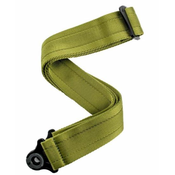 PAS ZA KITARO PLANET WAVES Auto Lock Guitar Strap Moss