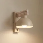 TK Lighting Stenska svetilka Oslo, peščene barve, kovinska, višina 20 cm, E27 - Dnevna soba/jedilnica - Sodobni - pesek - Kovina