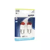 Komplet 2x LED automobilske sijalice P21W BA15s, 1,75 W / 12 V, crvene - Narva 18093RPNVAB2