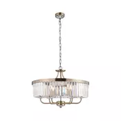Endon 102505 - Luster na lancu 6xE14/6W/230V precnik 55 cm mesing