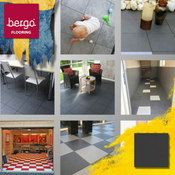 Bergo Elite – Talne plošče – 38 x 38 cm – primerne za: balkone in terase, bazene, lažja skladišča, komercialne in javne površine