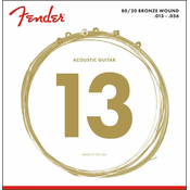 Fender 80/20 Bronze Acoustic Strings 70M .13-.56