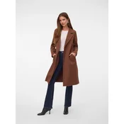 VERO MODA Prehoden plašč VMFORTUNEAYA rjava