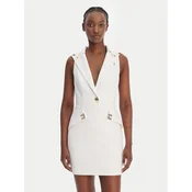 Elisabetta Franchi Cocktail obleka AB-924-61E2-V520 Bela Regular Fit