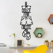 Wallity Zidna dekoracija Dolce Far Niente 3, 30 x 85 cm, Crna
