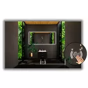shumee LED ogledalo 75x70 z brezdotičnim senzorskim stikalom, vodoodporno IP65