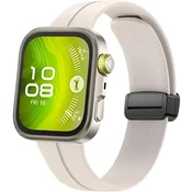 GS Silikonski pašček za Huawei Watch Fit 4 / 4 Pro / 3, bež