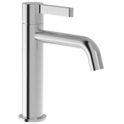 ICONIC washbasin mixer tap, chrome - Chrome - Sapho - ICONIC - 72 - Medeninasti - Vzvod - Krožni - 45 - 187 - 14
