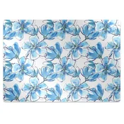 Decormat Podloga za stol Akvareni cvetovi 120x90 cm 15 cm