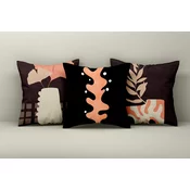 Aberto Design Set dekorativnih jastucnica Asr_plw25-2, 43x43 cm, 3 komada, Šarena