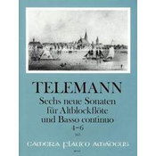 TELEMANN:6 NEUE SONATEN ALTBLOCKFLOTE UND BASSO CONTINUO 4-6