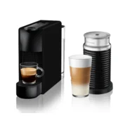 NESPRESSO Essenza Mini Black and Aeroccino Aparat za kafu i aparat za pravljenje pene od mleka (A3NC30EUBK-TX)