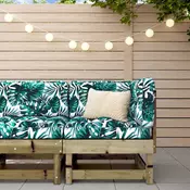Kutna vrtna sofa od impregnirane borovine