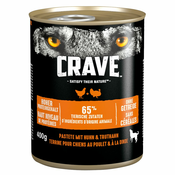 Crave Adult hrana za pse 6 x 400 g - Mix (3 vrste)
